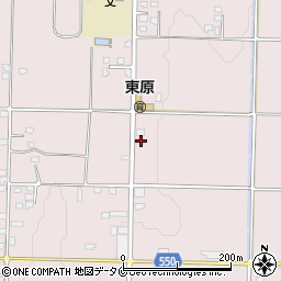 鹿児島県鹿屋市東原町3315周辺の地図