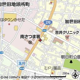 日新館周辺の地図
