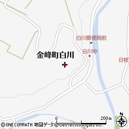 鹿児島県南さつま市金峰町白川3013周辺の地図