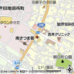 鹿児島トヨペット　加世田支店周辺の地図