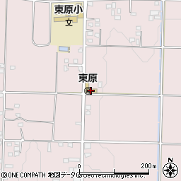 東原周辺の地図