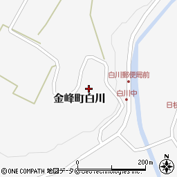 鹿児島県南さつま市金峰町白川3019周辺の地図