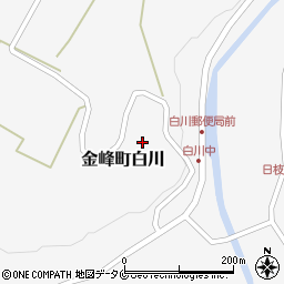 鹿児島県南さつま市金峰町白川3014周辺の地図