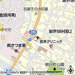 鹿児島県加世田保健所周辺の地図