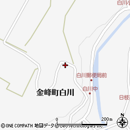 鹿児島県南さつま市金峰町白川3028周辺の地図