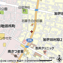 ミシン直販鹿児島加世田店周辺の地図