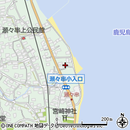 鹿児島県鹿児島市喜入瀬々串町14周辺の地図