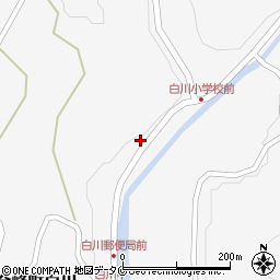 鹿児島県南さつま市金峰町白川3051周辺の地図