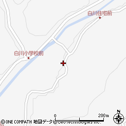 鹿児島県南さつま市金峰町白川2107周辺の地図