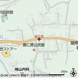 唐仁原周辺の地図