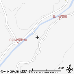 鹿児島県南さつま市金峰町白川2108周辺の地図