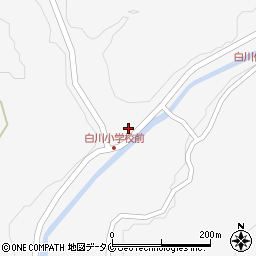 白川地区公民館周辺の地図