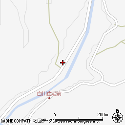 鹿児島県南さつま市金峰町白川799-1周辺の地図