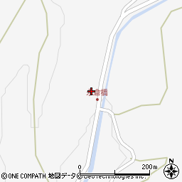 鹿児島県南さつま市金峰町白川733周辺の地図