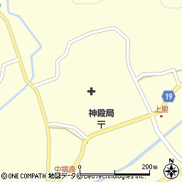 鹿児島県南九州市川辺町神殿周辺の地図