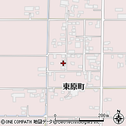 鹿児島県鹿屋市東原町6892-8周辺の地図