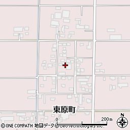 鹿児島県鹿屋市東原町6893周辺の地図
