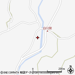 鹿児島県南さつま市金峰町白川676周辺の地図