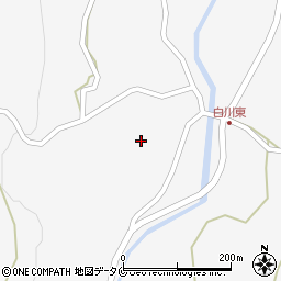 鹿児島県南さつま市金峰町白川628周辺の地図