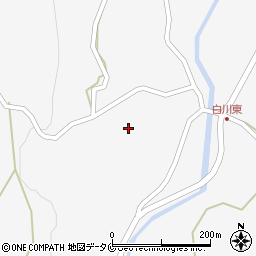 鹿児島県南さつま市金峰町白川657周辺の地図