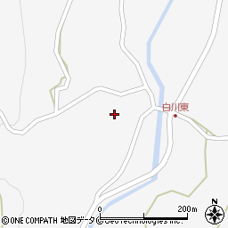 鹿児島県南さつま市金峰町白川661周辺の地図