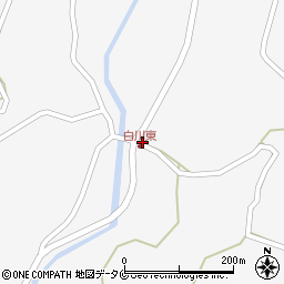 鹿児島県南さつま市金峰町白川1132周辺の地図