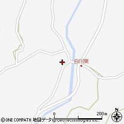 鹿児島県南さつま市金峰町白川662周辺の地図