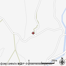 鹿児島県南さつま市金峰町白川585周辺の地図