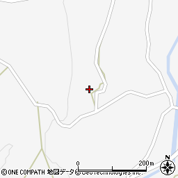 鹿児島県南さつま市金峰町白川234周辺の地図