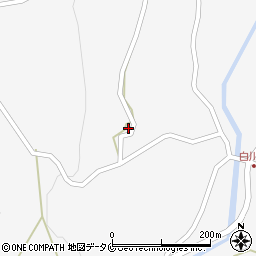 鹿児島県南さつま市金峰町白川231周辺の地図