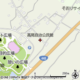 高尾自治公民館周辺の地図