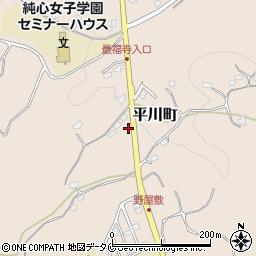 鹿児島県鹿児島市平川町5360周辺の地図