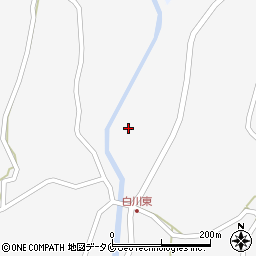 鹿児島県南さつま市金峰町白川1239周辺の地図