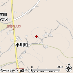 鹿児島県鹿児島市平川町5345周辺の地図