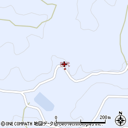 鹿児島県南さつま市金峰町浦之名2373周辺の地図