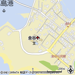 串間市立金谷小学校周辺の地図