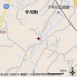 鹿児島県鹿児島市平川町4177周辺の地図