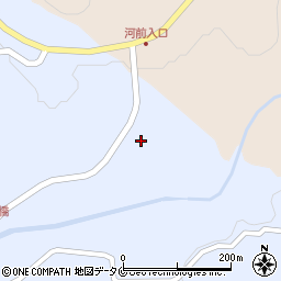 鹿児島県南さつま市金峰町浦之名3806周辺の地図