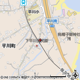 鹿児島県鹿児島市平川町4541周辺の地図