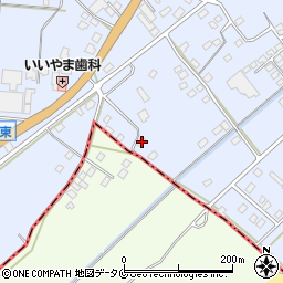 鹿児島県志布志市有明町野井倉7990-3周辺の地図