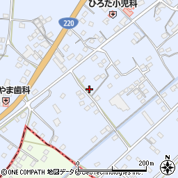 鹿児島県志布志市有明町野井倉8104-2周辺の地図