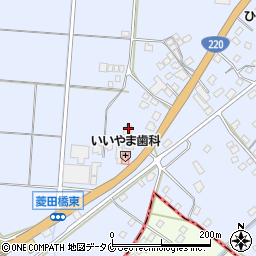 鹿児島県志布志市有明町野井倉7968-1周辺の地図