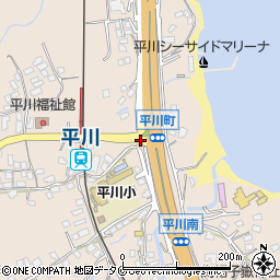 平川町周辺の地図