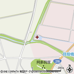 中津野排水機場周辺の地図