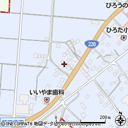鹿児島県志布志市有明町野井倉7953-2周辺の地図