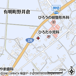 鹿児島県志布志市有明町野井倉8017-1周辺の地図