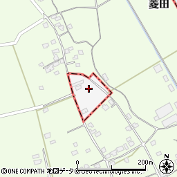 鹿児島県志布志市有明町蓬原（春日）周辺の地図
