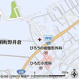 鹿児島県志布志市有明町野井倉8145周辺の地図