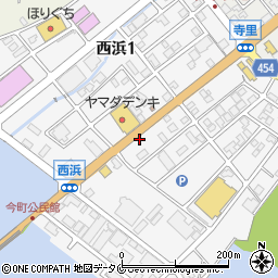 ファミリーマート串間西浜店周辺の地図