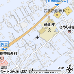 鹿児島県志布志市有明町野井倉8307周辺の地図
